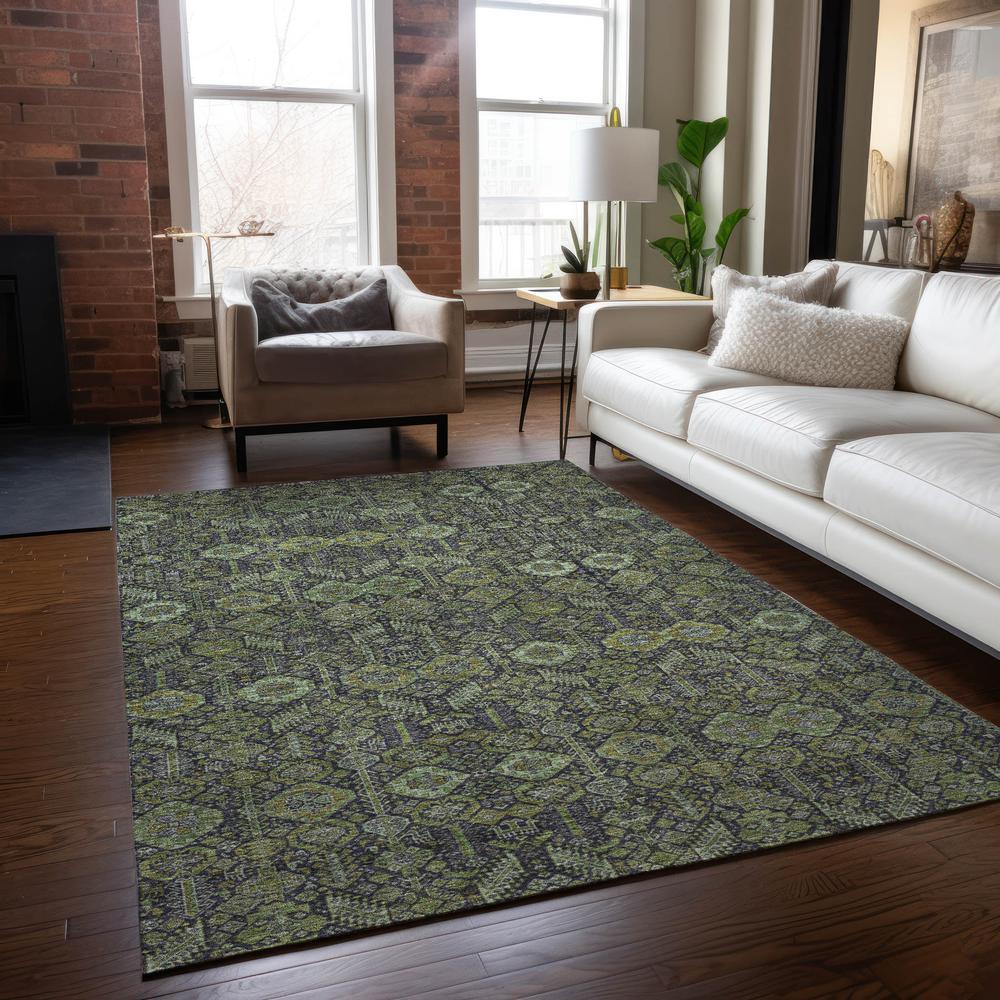 Chantille ACN574 Green 3' x 5' Rug. Picture 7