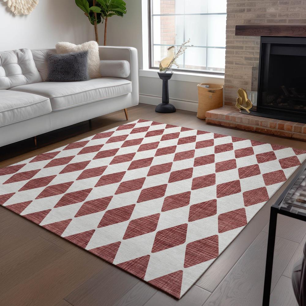 Chantille ACN578 Red 3' x 5' Rug. Picture 7