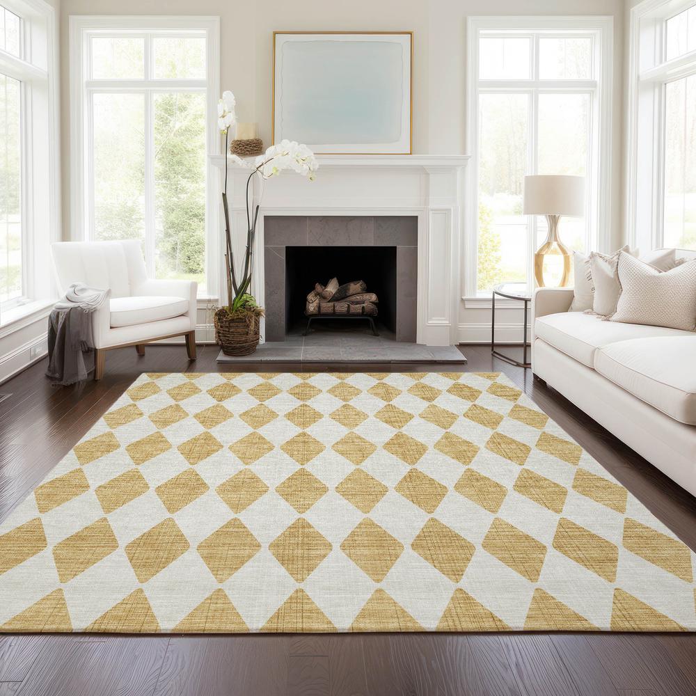 Chantille ACN578 Gold 3' x 5' Rug. Picture 6