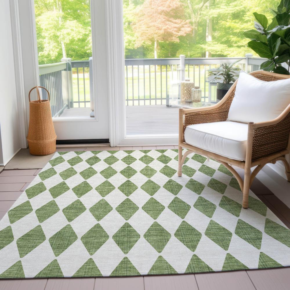 Chantille ACN578 Green 3' x 5' Rug. Picture 7