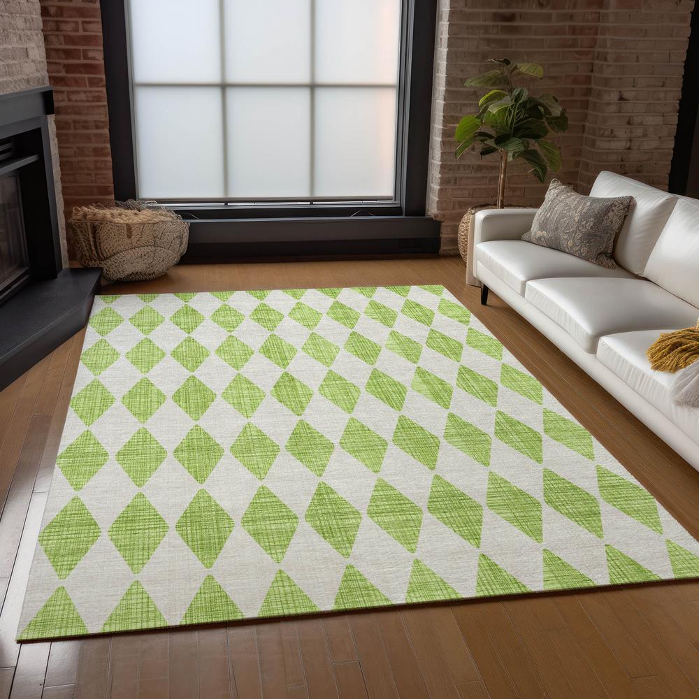 Chantille ACN578 Green 3' x 5' Rug. Picture 7
