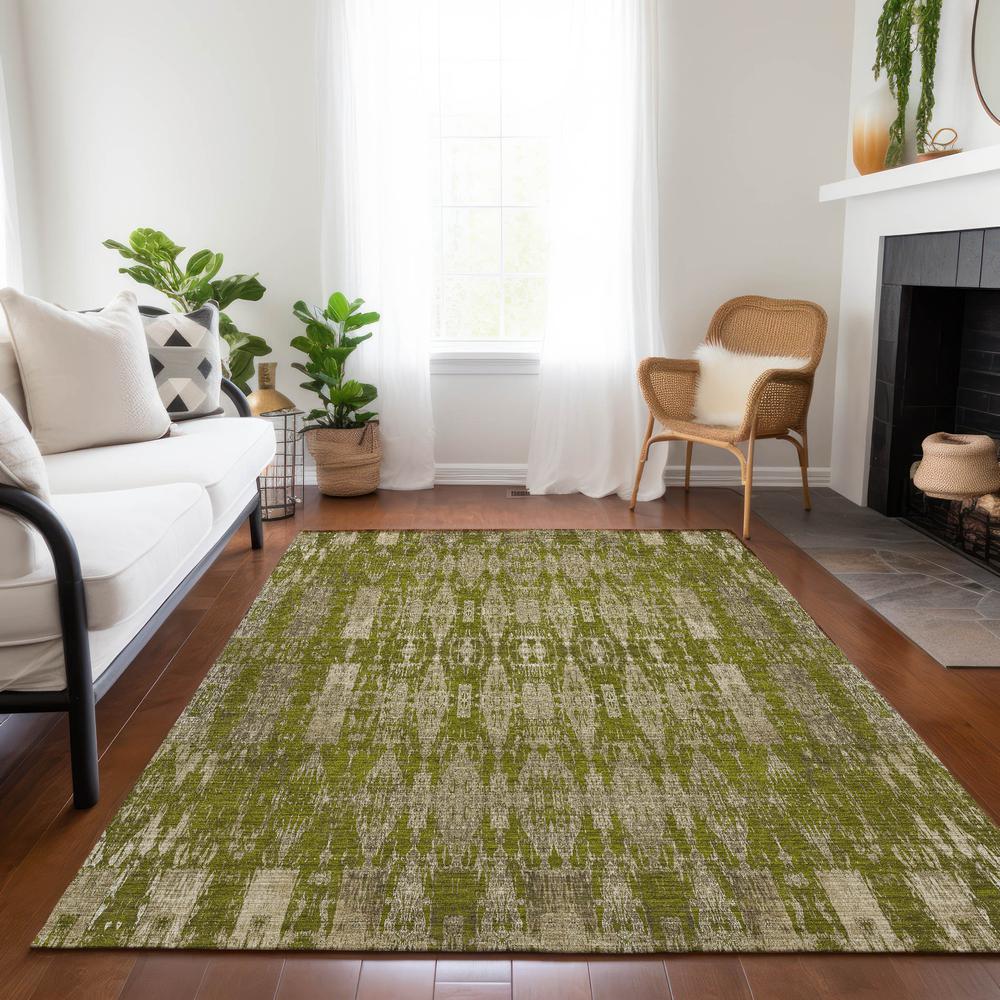 Chantille ACN580 Green 3' x 5' Rug. Picture 7