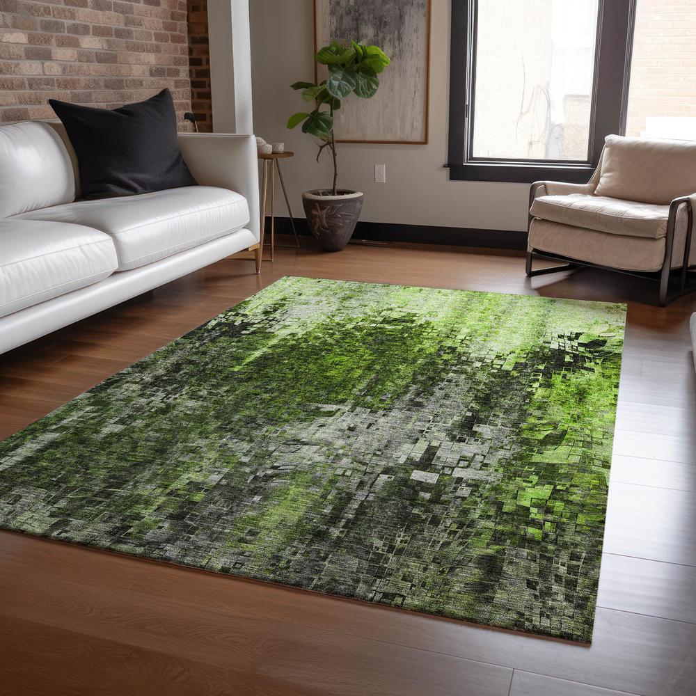 Chantille ACN581 Green 3' x 5' Rug. Picture 6