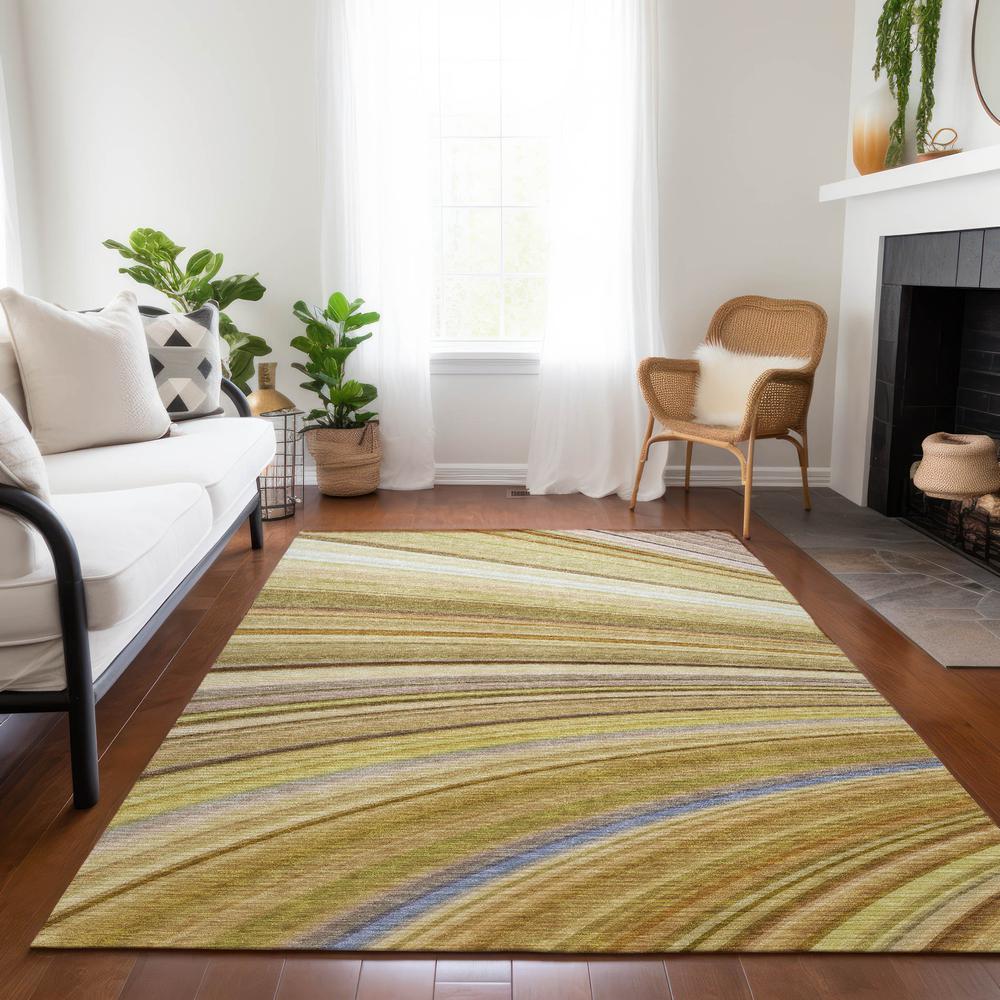 Chantille ACN585 Brown 3' x 5' Rug. Picture 7