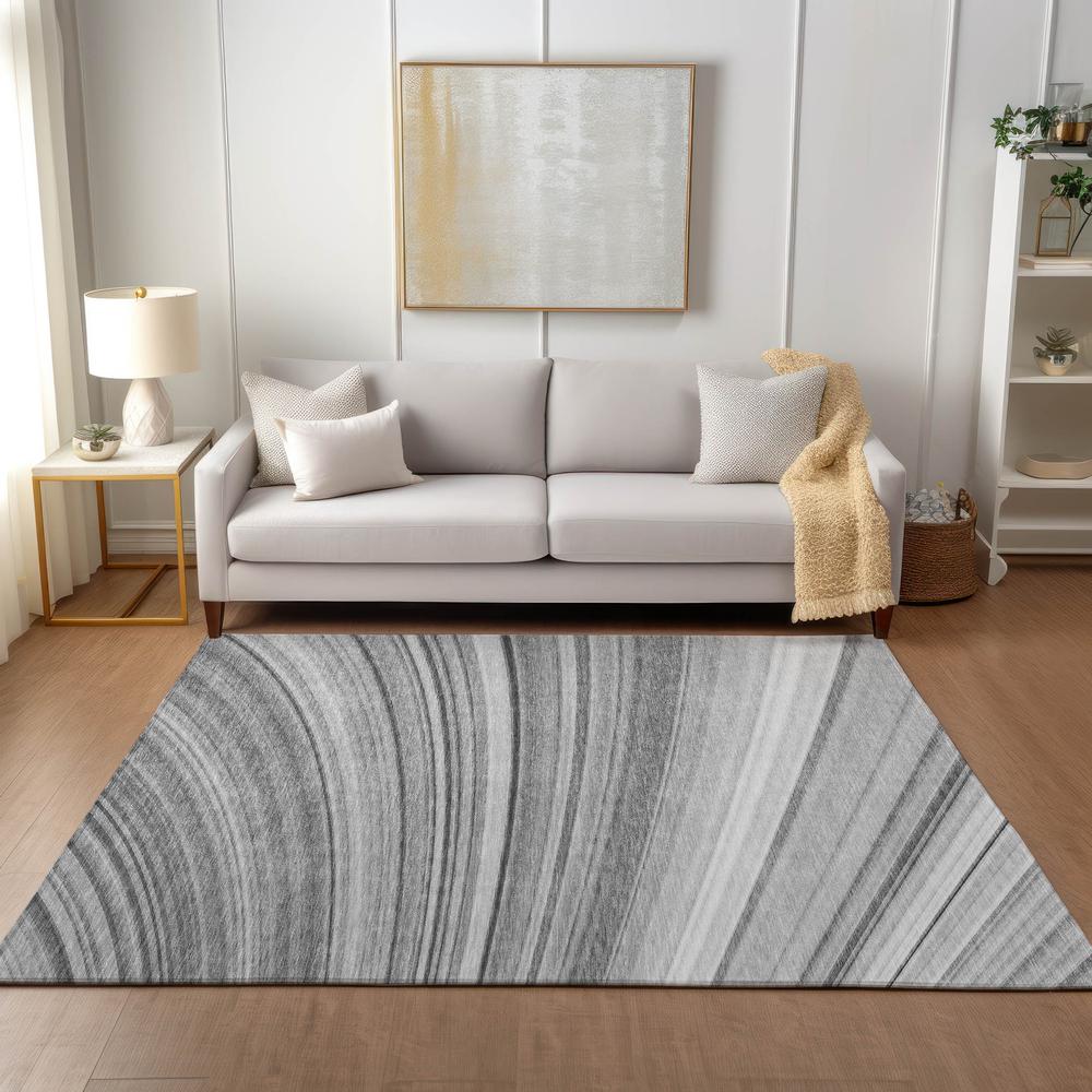 Chantille ACN585 Gray 3' x 5' Rug. Picture 6