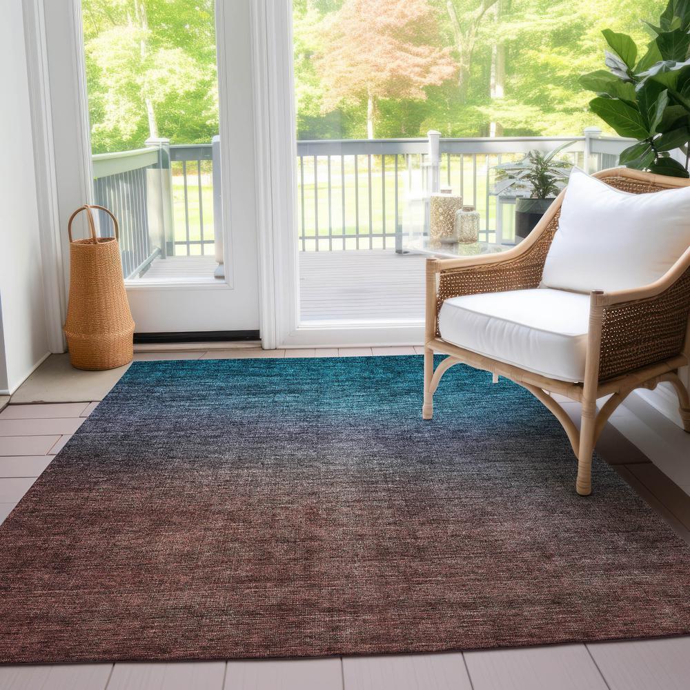 Chantille ACN587 Teal 3' x 5' Rug. Picture 7
