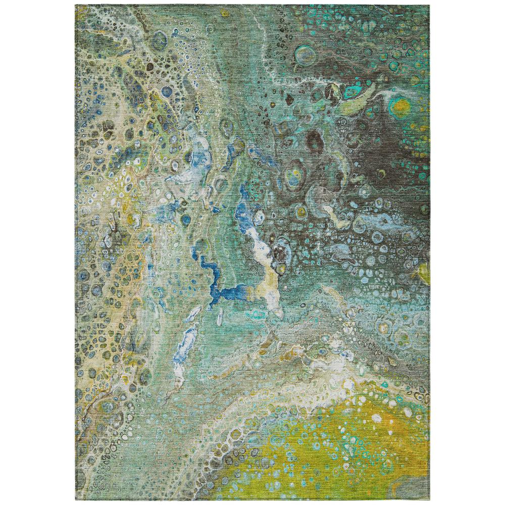 Chantille ACN588 Teal 3' x 5' Rug. Picture 1