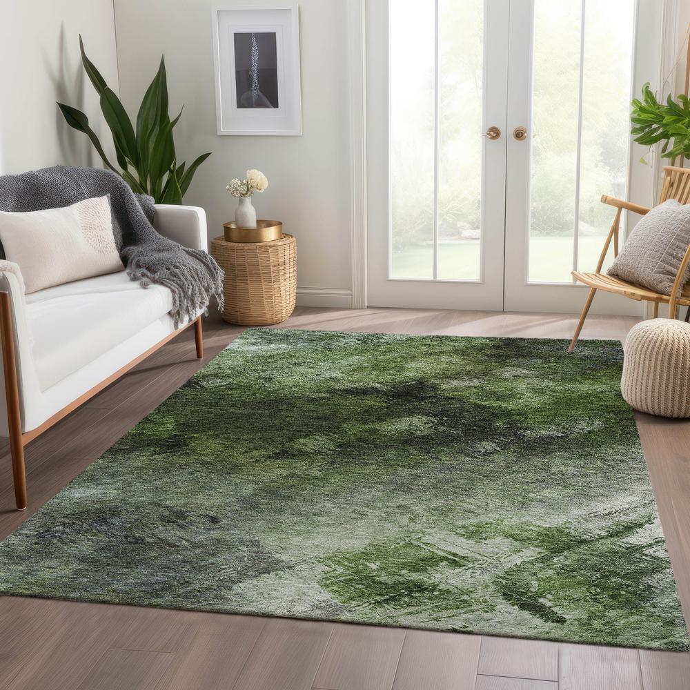 Chantille ACN590 Green 3' x 5' Rug. Picture 6