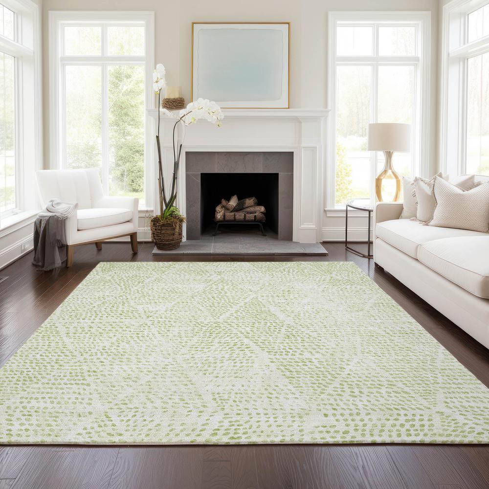 Chantille ACN591 Green 3' x 5' Rug. Picture 7