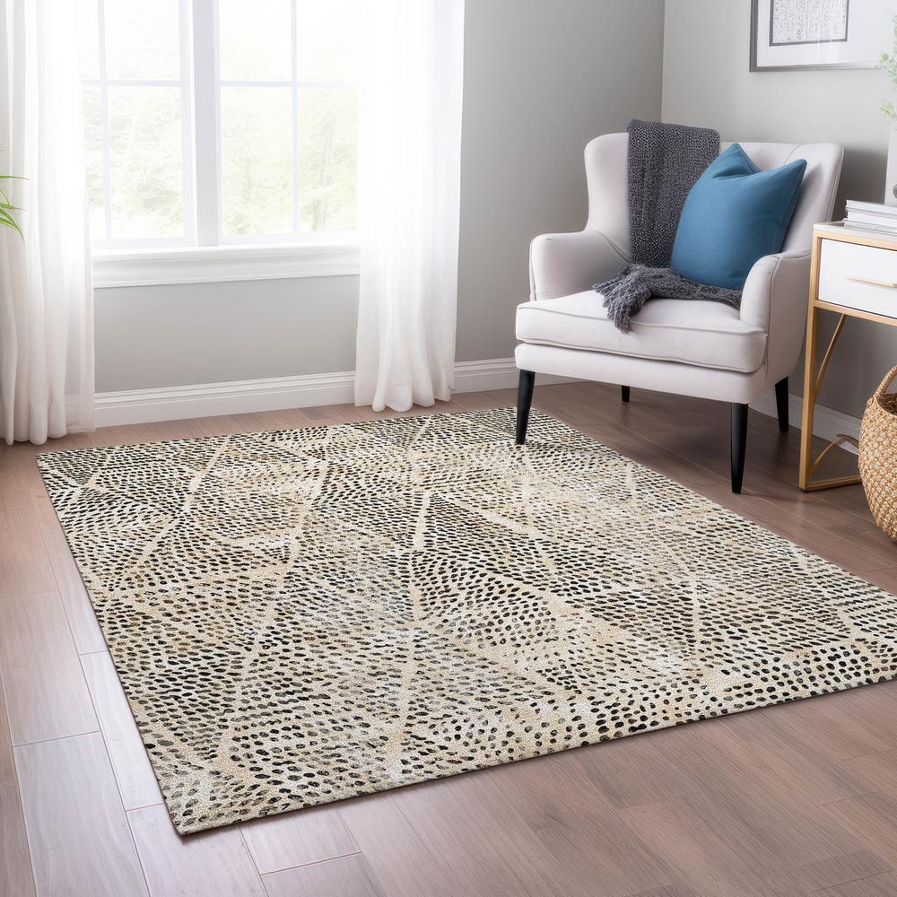 Chantille ACN591 Brown 3' x 5' Rug. Picture 7