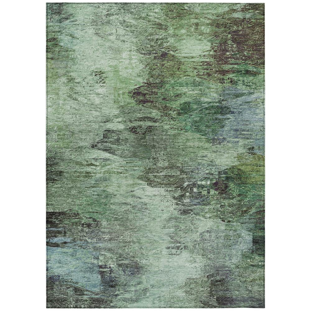 Chantille ACN592 Green 3' x 5' Rug. Picture 1