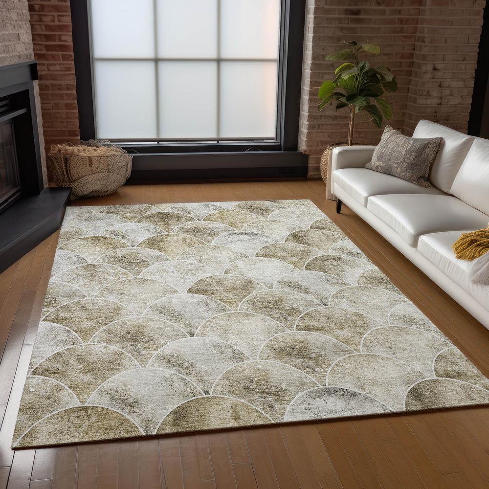 Chantille ACN594 Brown 3' x 5' Rug. Picture 7