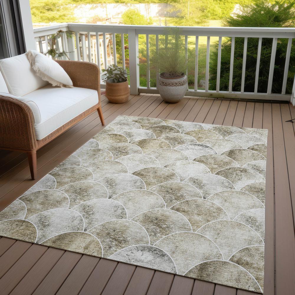 Chantille ACN594 Brown 2'6" x 3'10" Rug. Picture 9