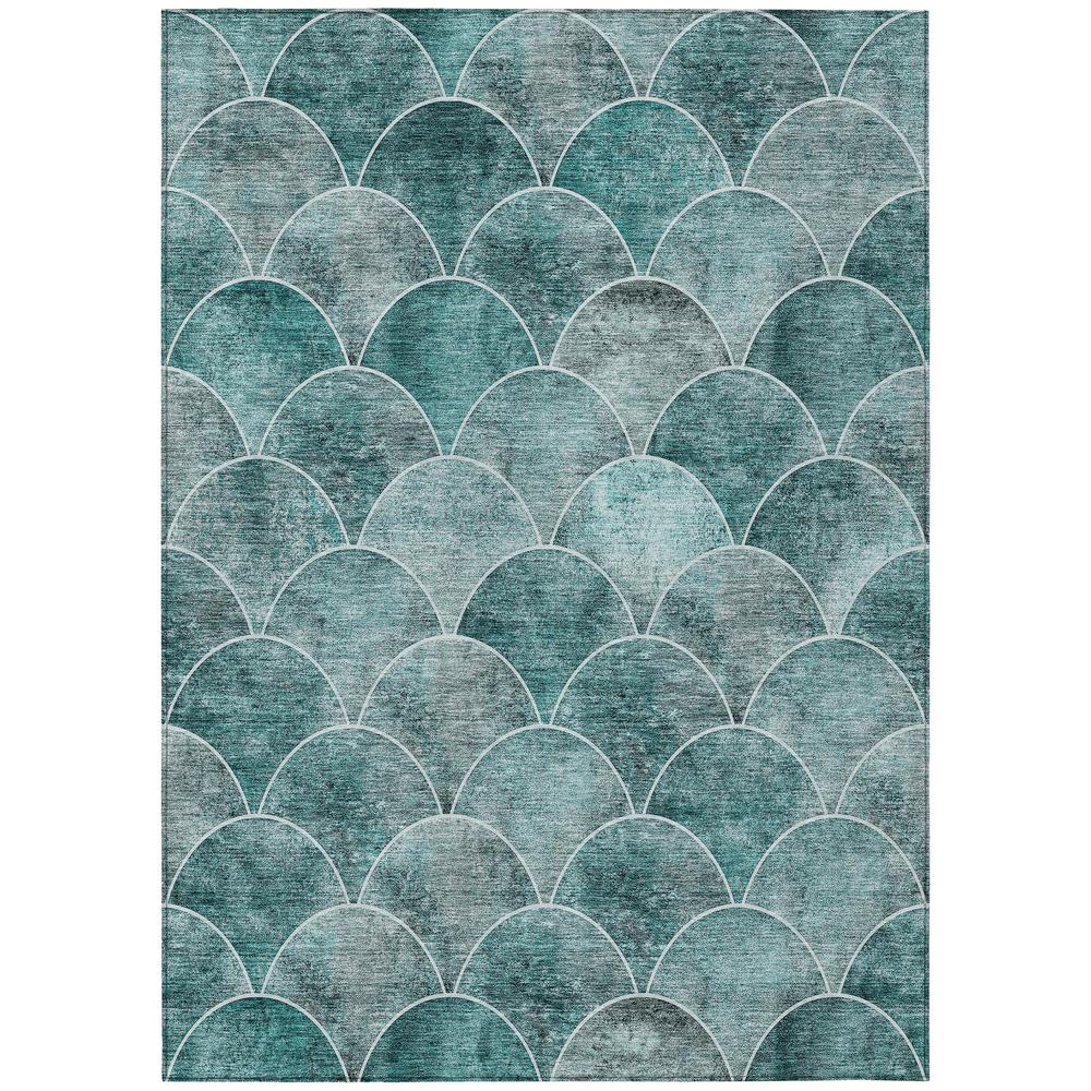 Chantille ACN594 Teal 3' x 5' Rug. Picture 1