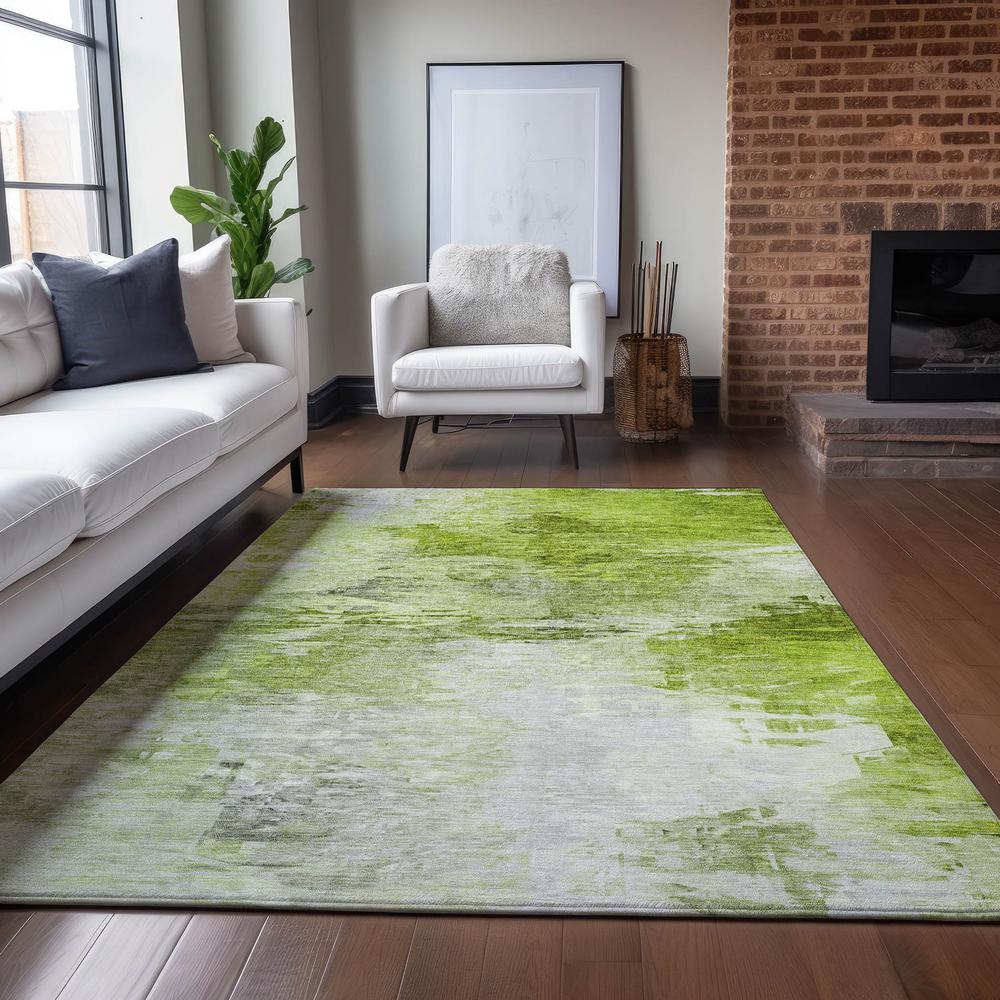 Chantille ACN595 Green 3' x 5' Rug. Picture 6
