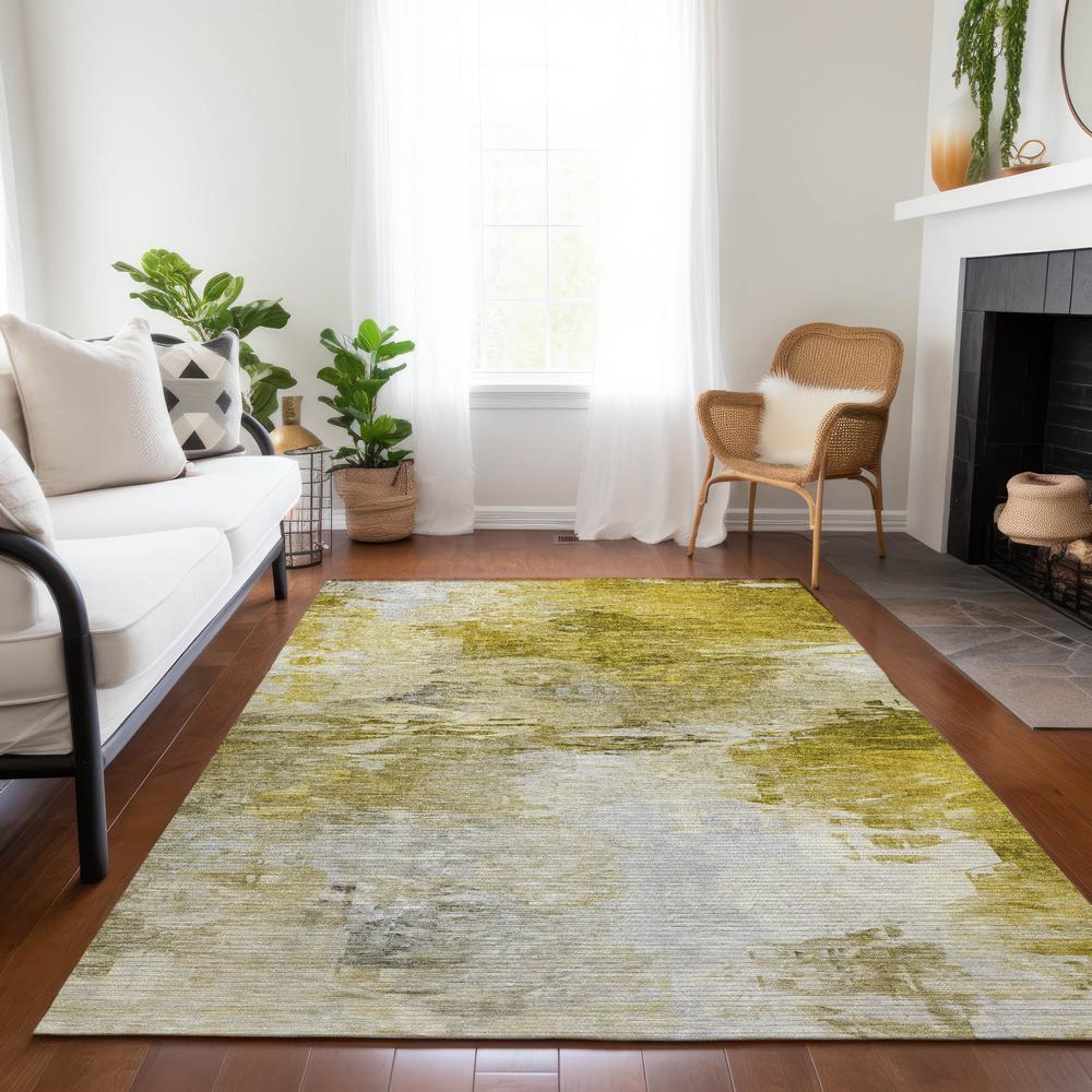 Chantille ACN595 Gold 3' x 5' Rug. Picture 8