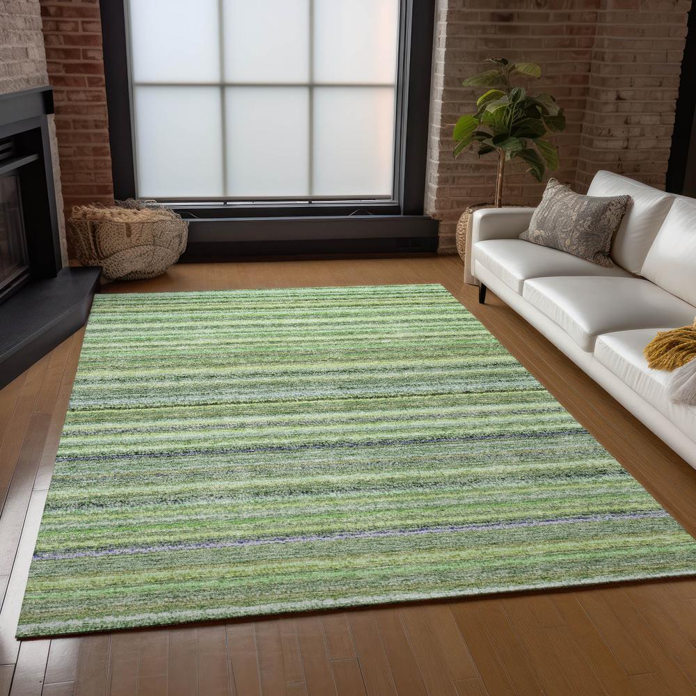 Chantille ACN598 Green 3' x 5' Rug. Picture 7