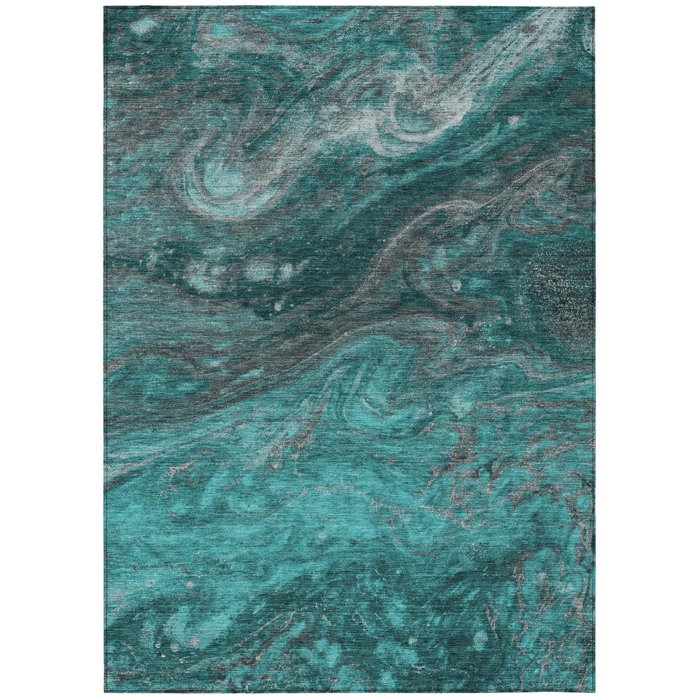Chantille ACN599 Teal 3' x 5' Rug. Picture 1