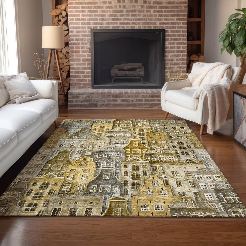 Chantille ACN600 Brown 3' x 5' Rug. Picture 6