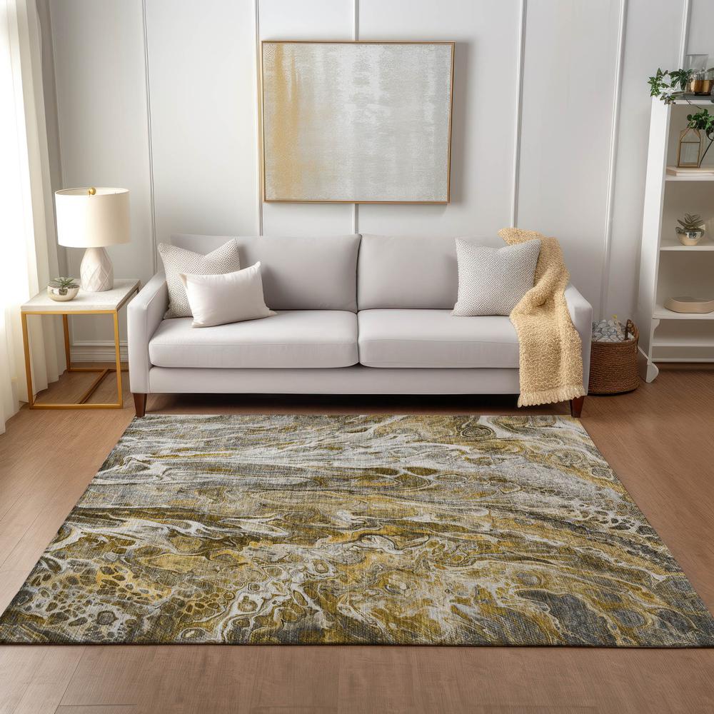 Chantille ACN602 Brown 3' x 5' Rug. Picture 6