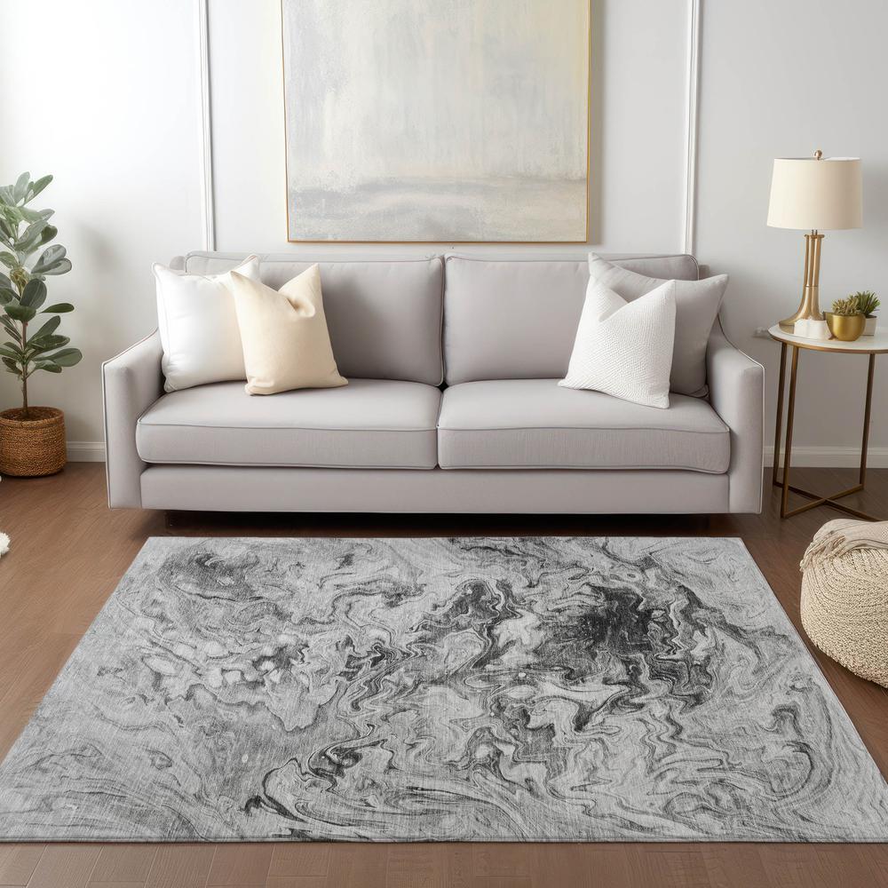 Chantille ACN603 Gray 3' x 5' Rug. Picture 7