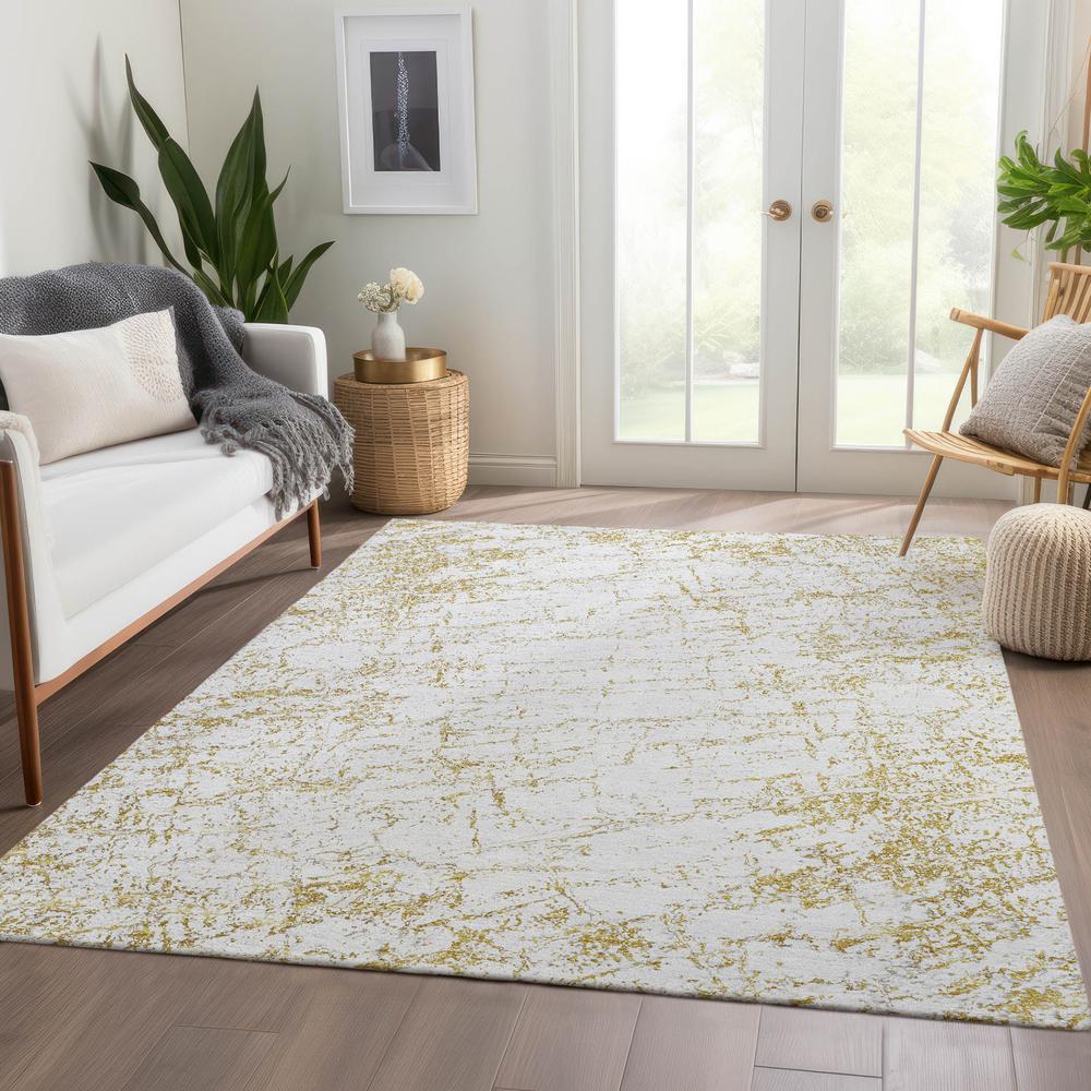 Chantille ACN606 Gold 3' x 5' Rug. Picture 6