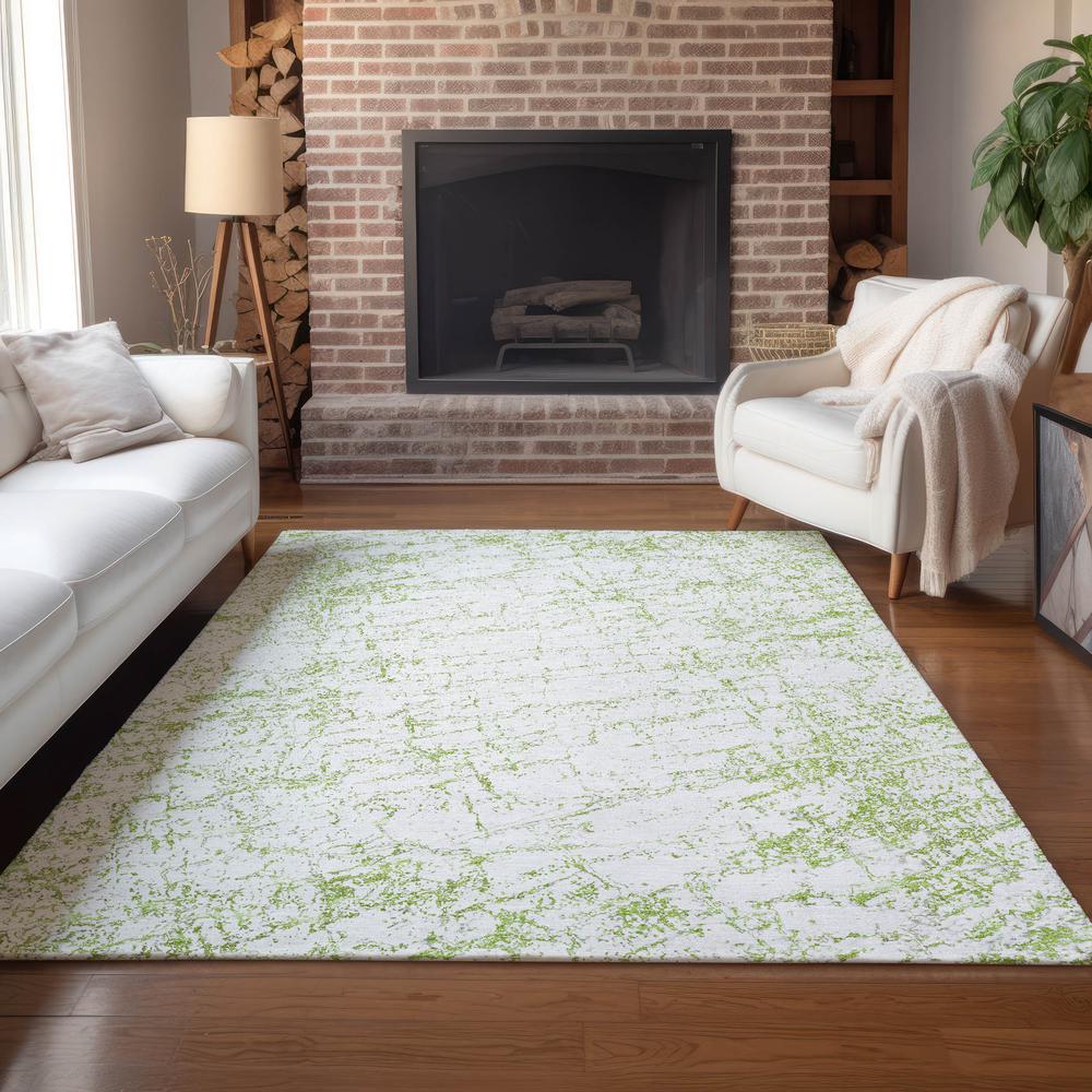Chantille ACN606 Green 3' x 5' Rug. Picture 6