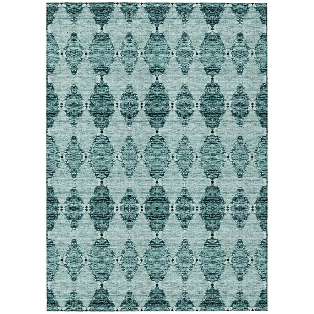 Chantille ACN610 Teal 3' x 5' Rug. Picture 1