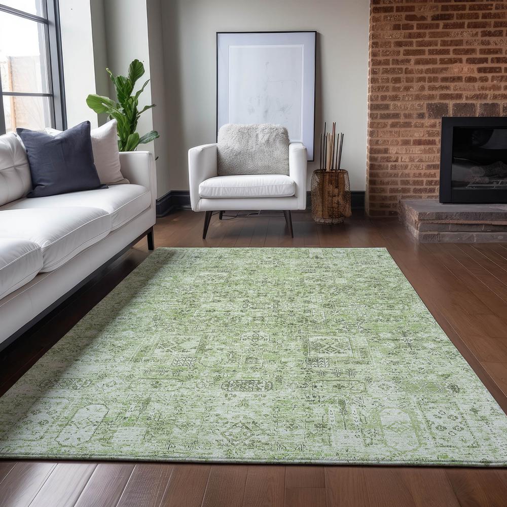 Chantille ACN611 Green 3' x 5' Rug. Picture 6
