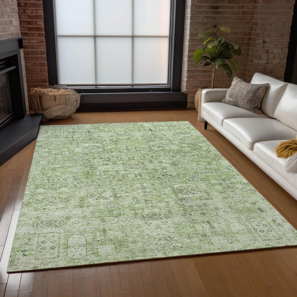 Chantille ACN611 Green 3' x 5' Rug. Picture 7