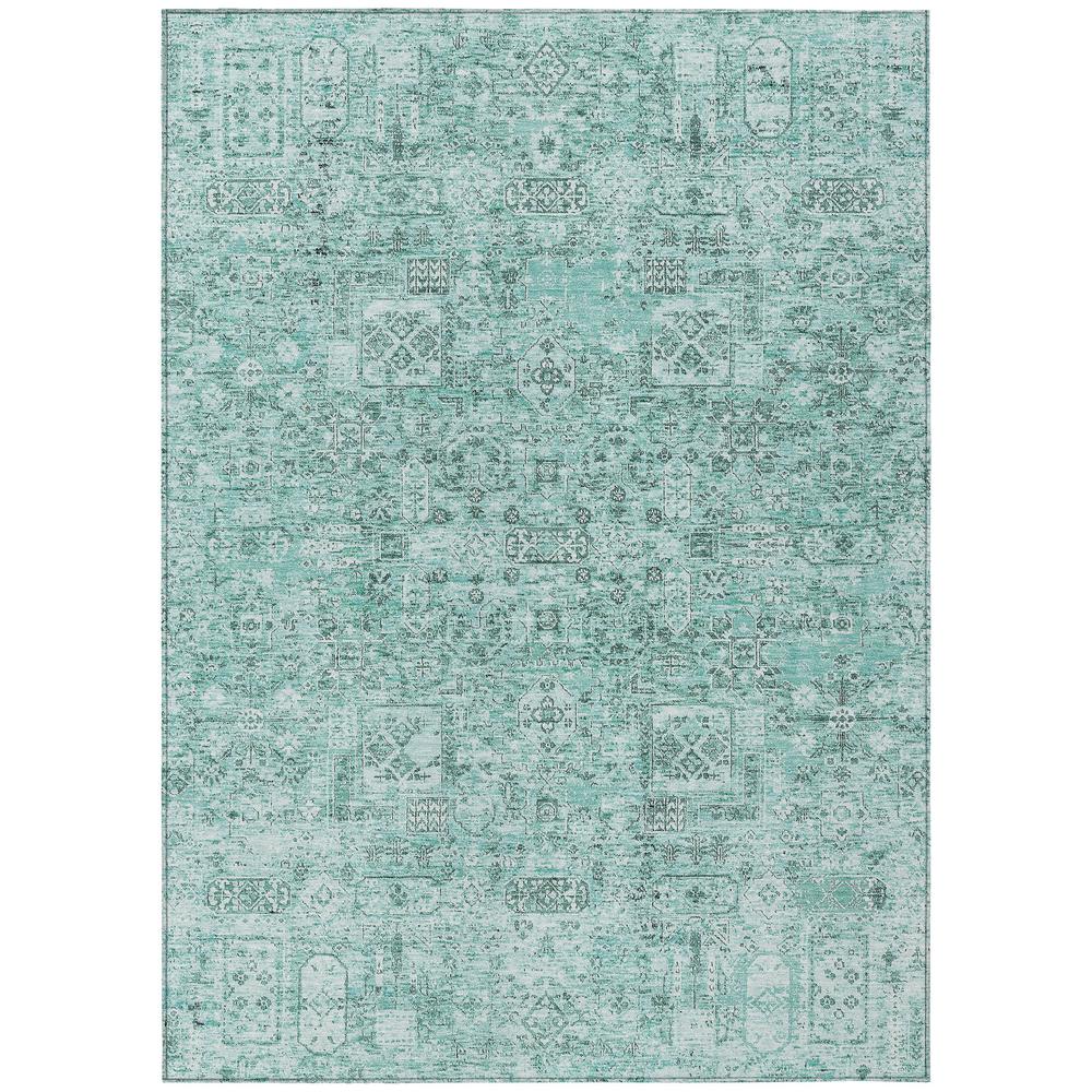 Chantille ACN611 Teal 3' x 5' Rug. Picture 1