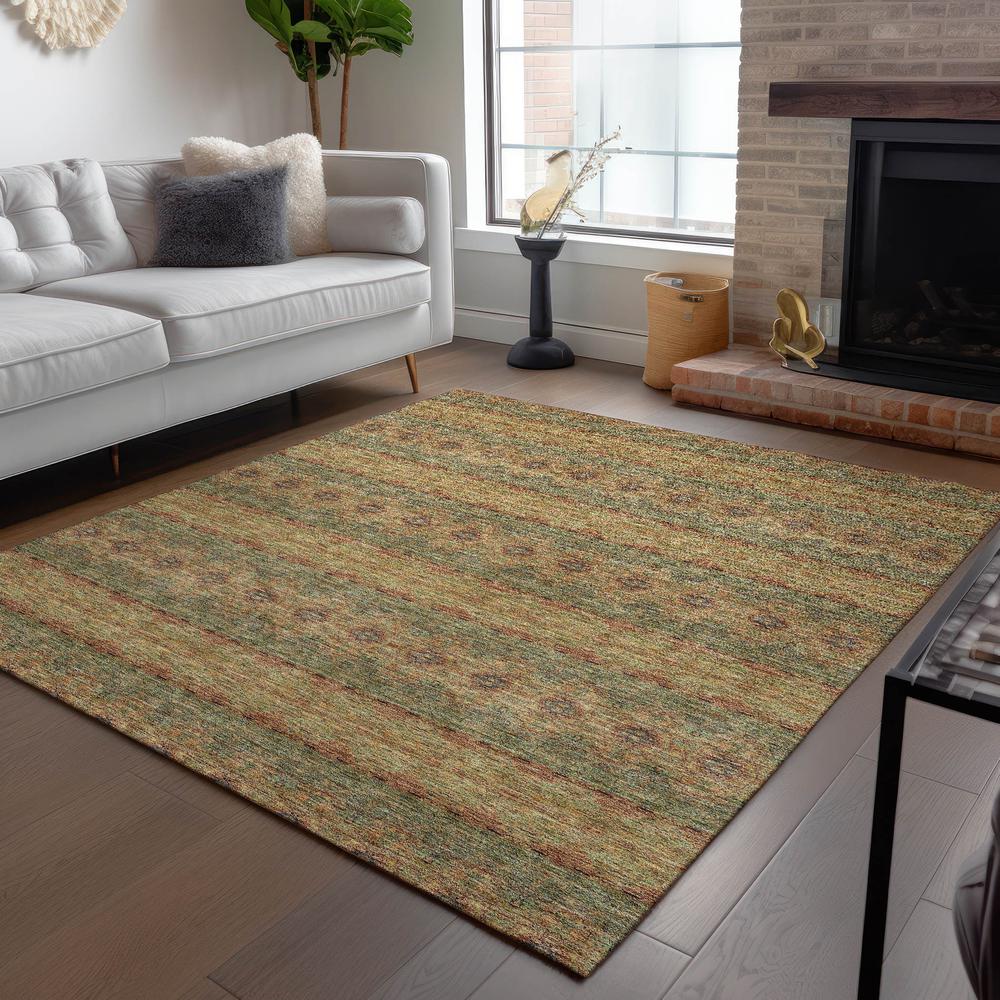 Chantille ACN615 Green 3' x 5' Rug. Picture 7