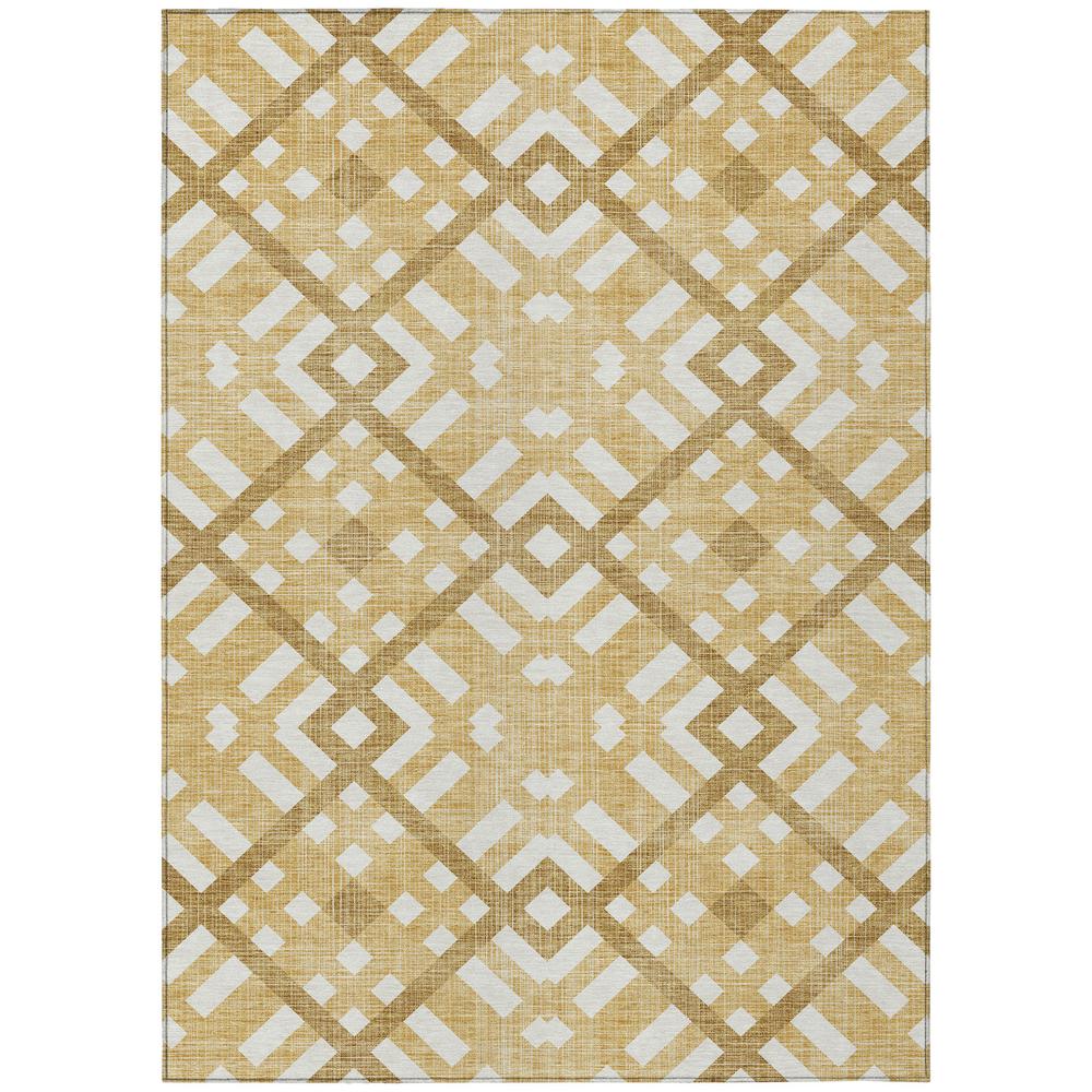 Chantille ACN616 Gold 3' x 5' Rug. Picture 1