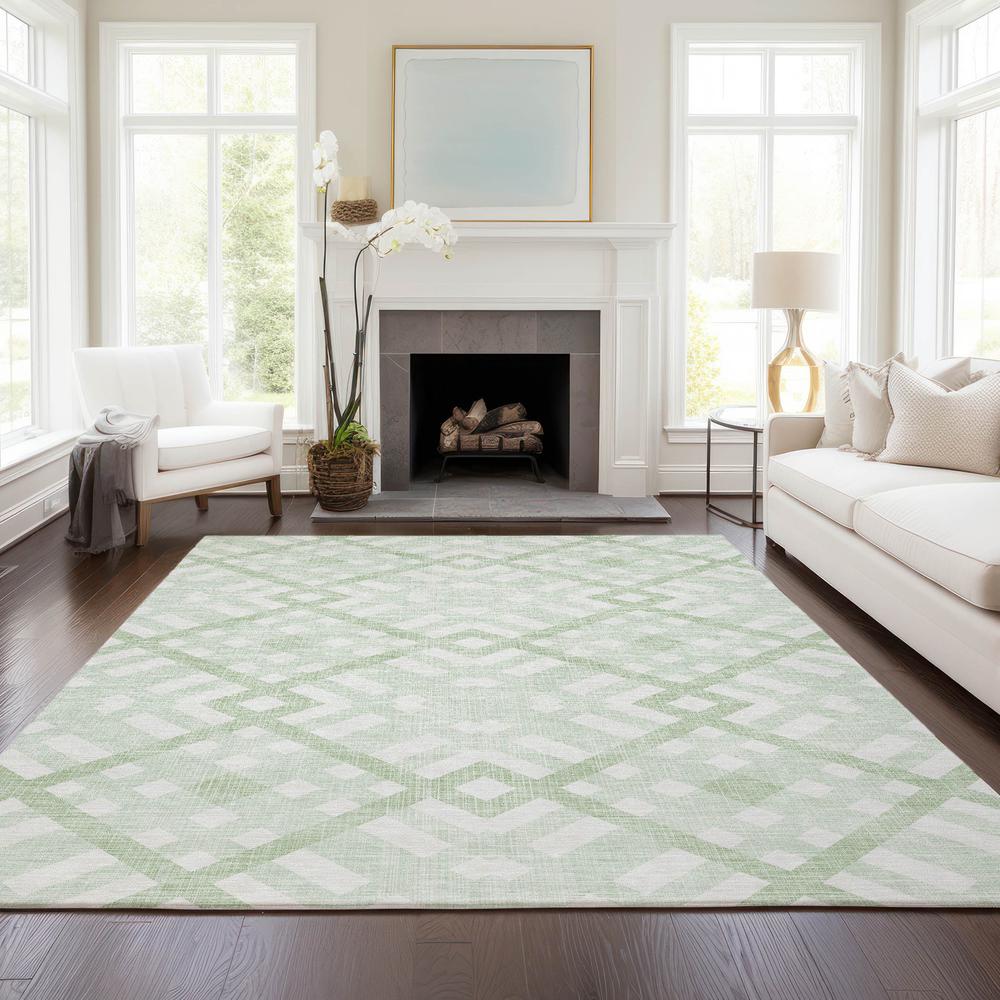 Chantille ACN616 Green 3' x 5' Rug. Picture 6
