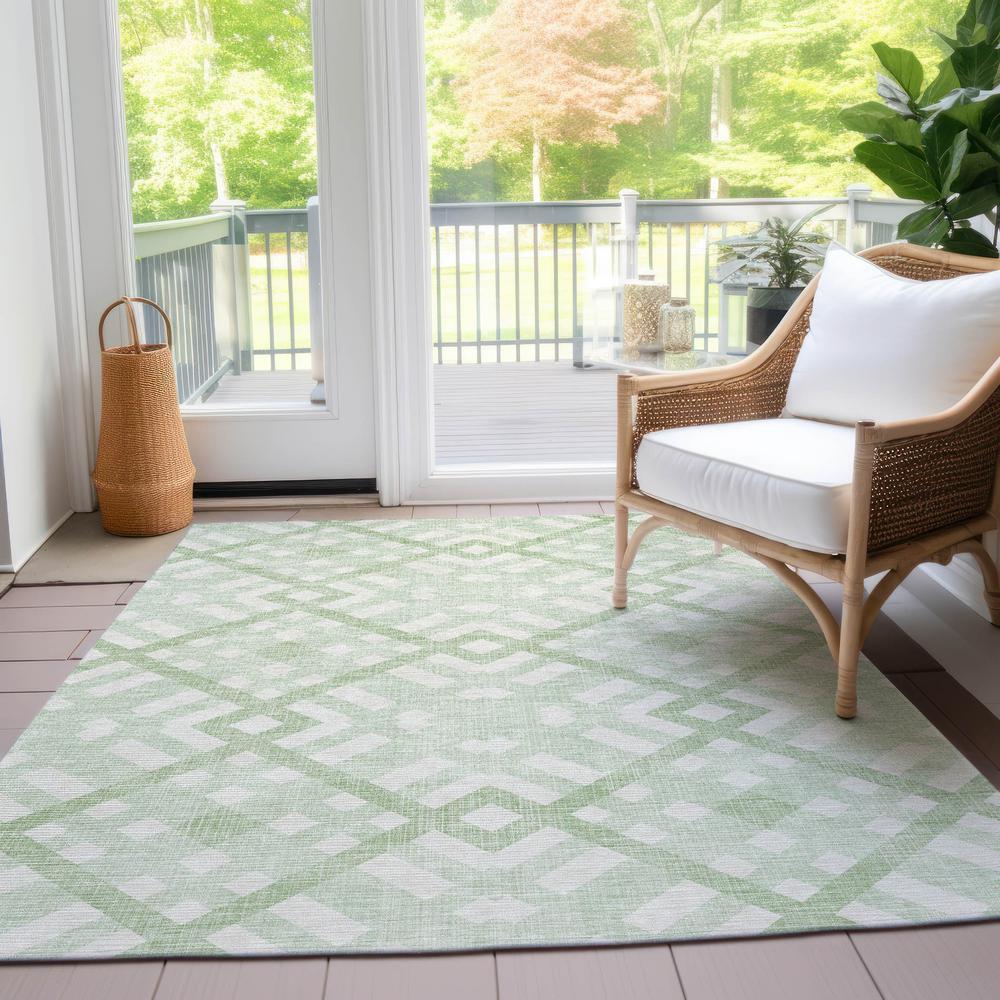 Chantille ACN616 Green 3' x 5' Rug. Picture 7