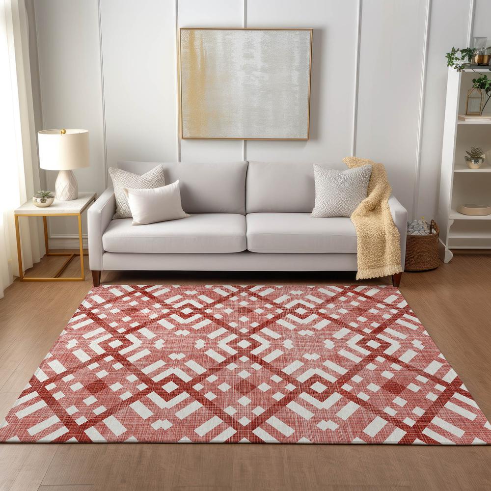 Chantille ACN616 Red 3' x 5' Rug. Picture 6