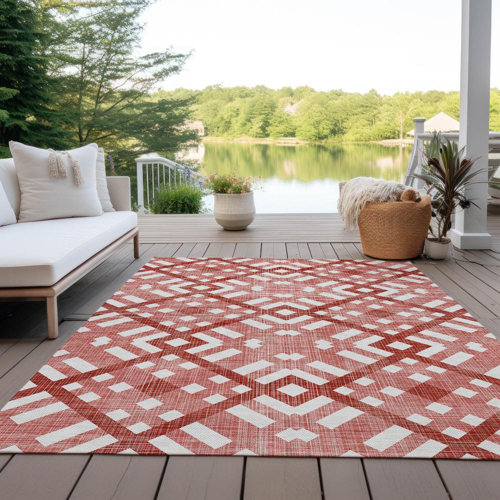 Chantille ACN616 Red 2'6" x 3'10" Rug. Picture 9
