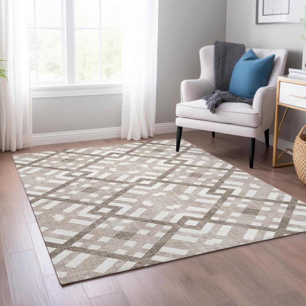 Chantille ACN616 Brown 3' x 5' Rug. Picture 6