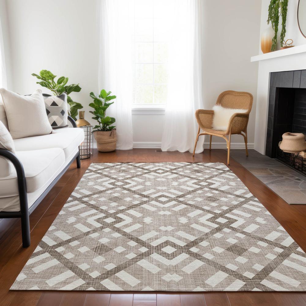 Chantille ACN616 Brown 3' x 5' Rug. Picture 7