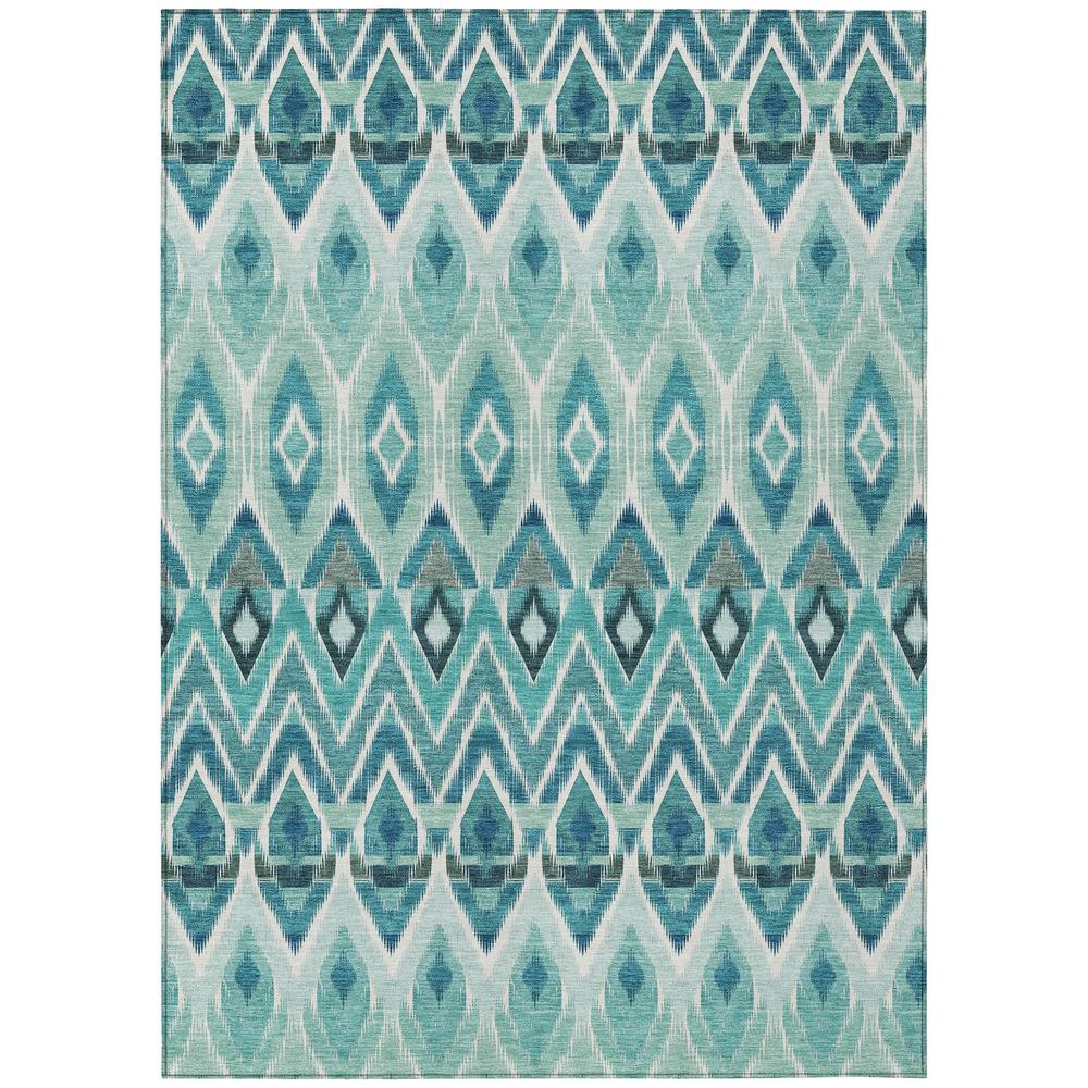 Chantille ACN617 Teal 3' x 5' Rug. Picture 1