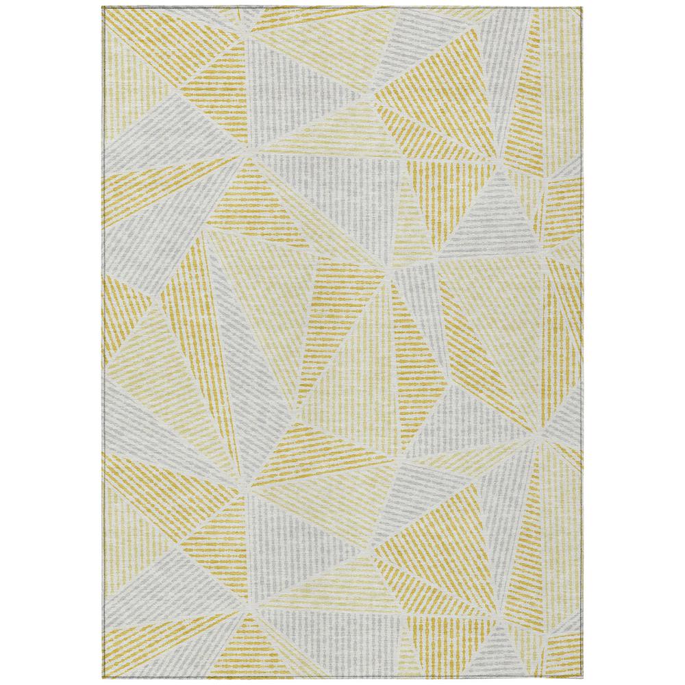 Chantille ACN618 Gold 3' x 5' Rug. Picture 1