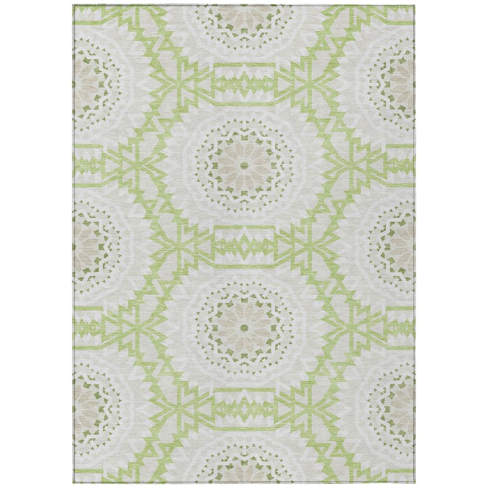 Chantille ACN619 Green 3' x 5' Rug. Picture 1