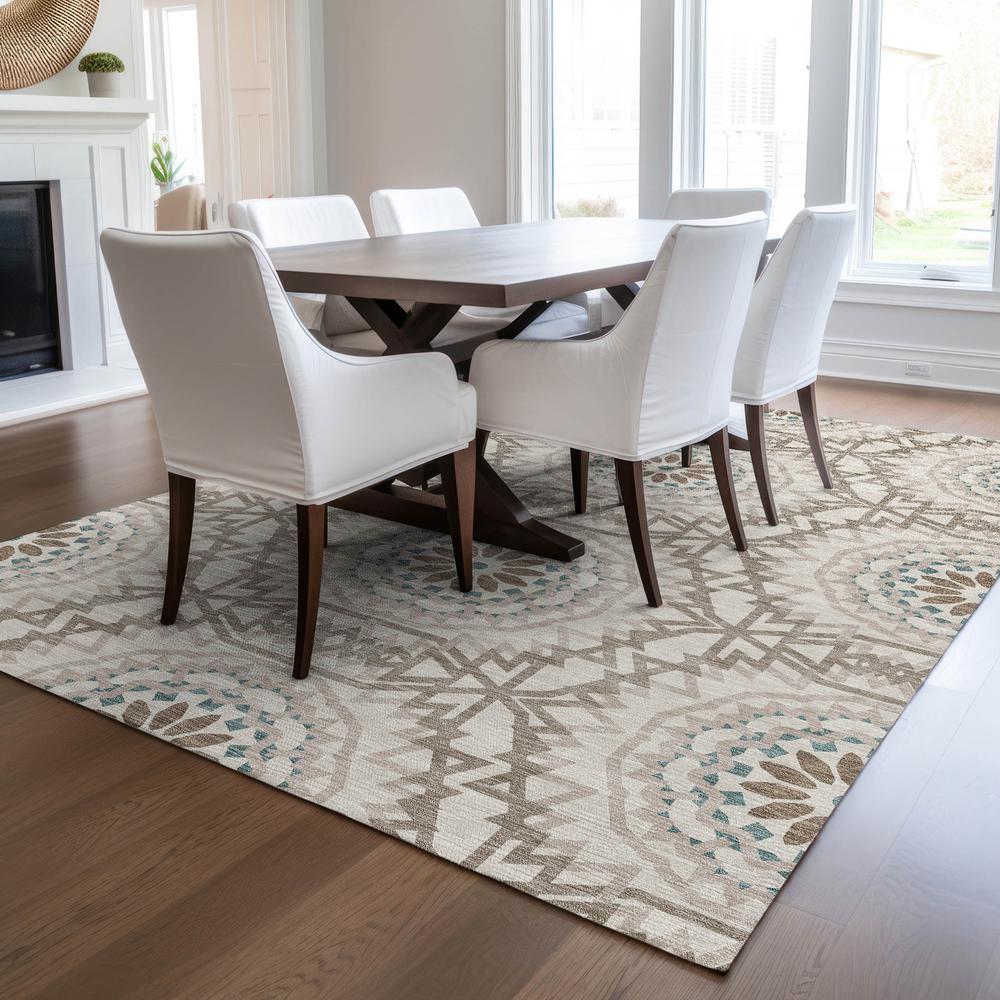 Chantille ACN619 Brown 3' x 5' Rug. Picture 6