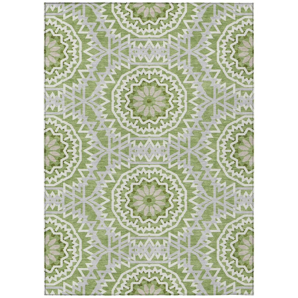 Chantille ACN619 Green 3' x 5' Rug. Picture 1