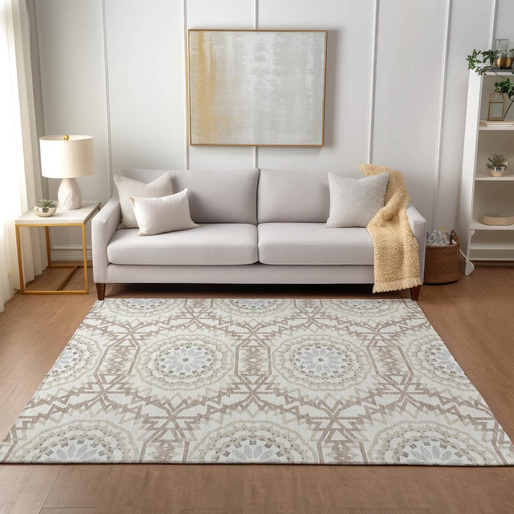 Chantille ACN619 Ivory 3' x 5' Rug. Picture 6