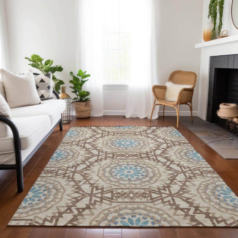 Chantille ACN619 Brown 3' x 5' Rug. Picture 7
