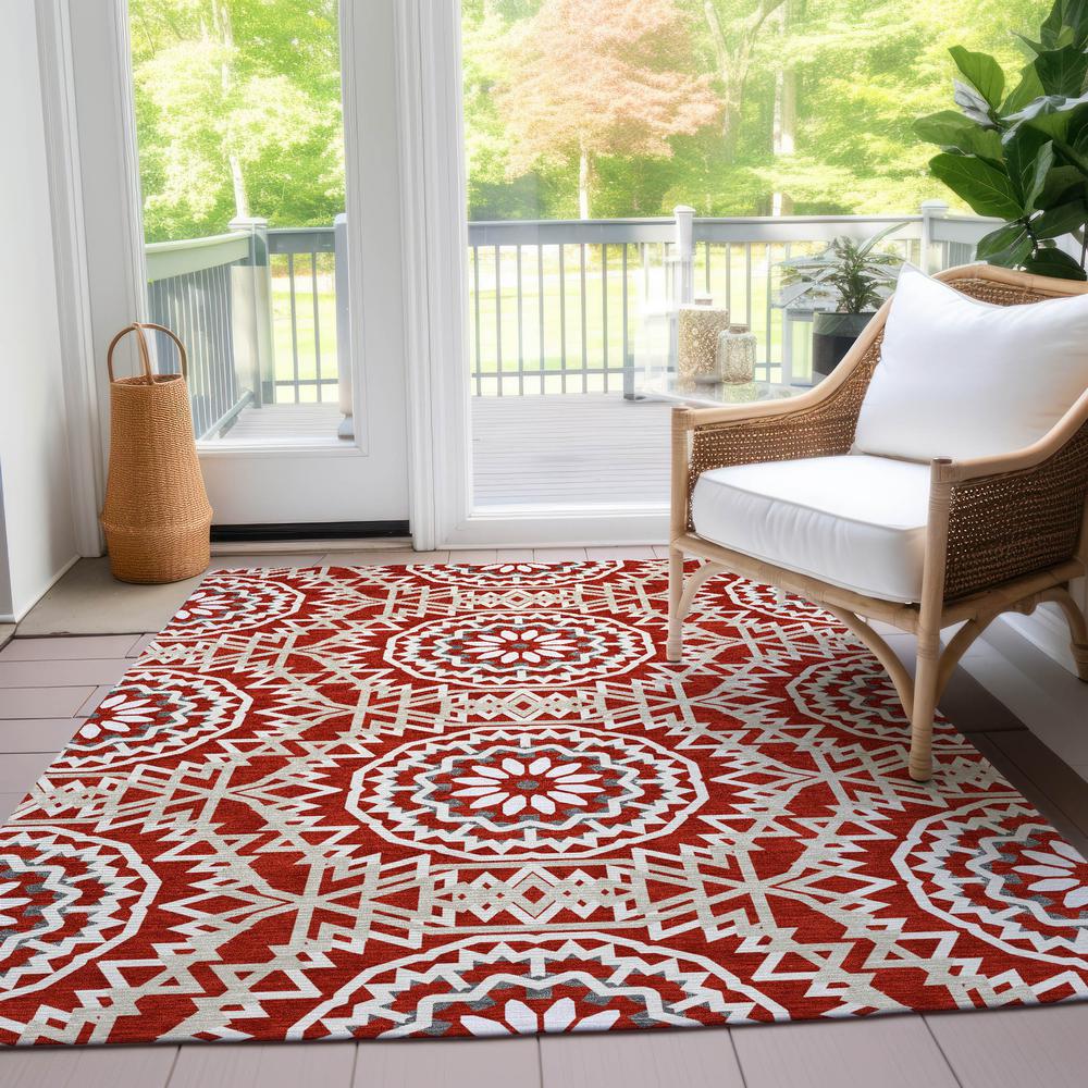 Chantille ACN619 Red 3' x 5' Rug. Picture 7