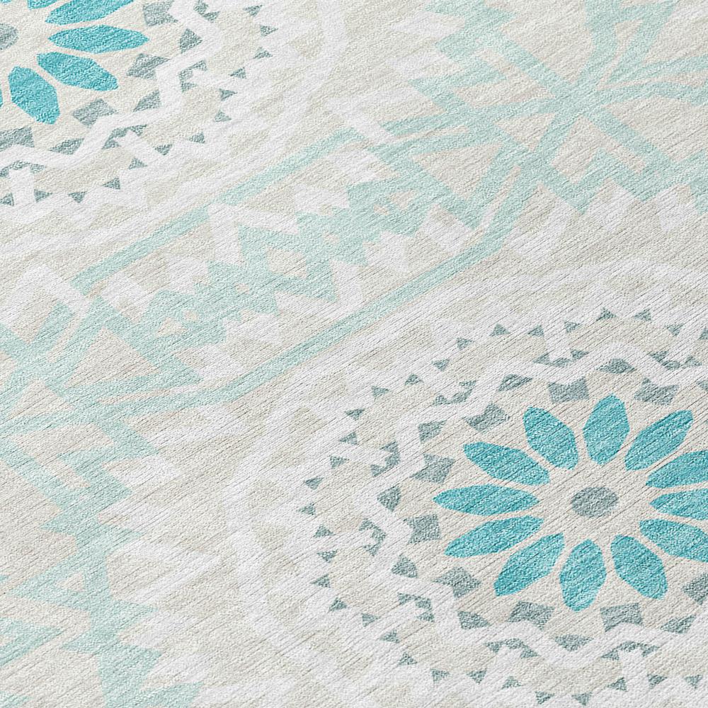 Chantille ACN619 Teal 2'3" x 7'6" Rug. Picture 5