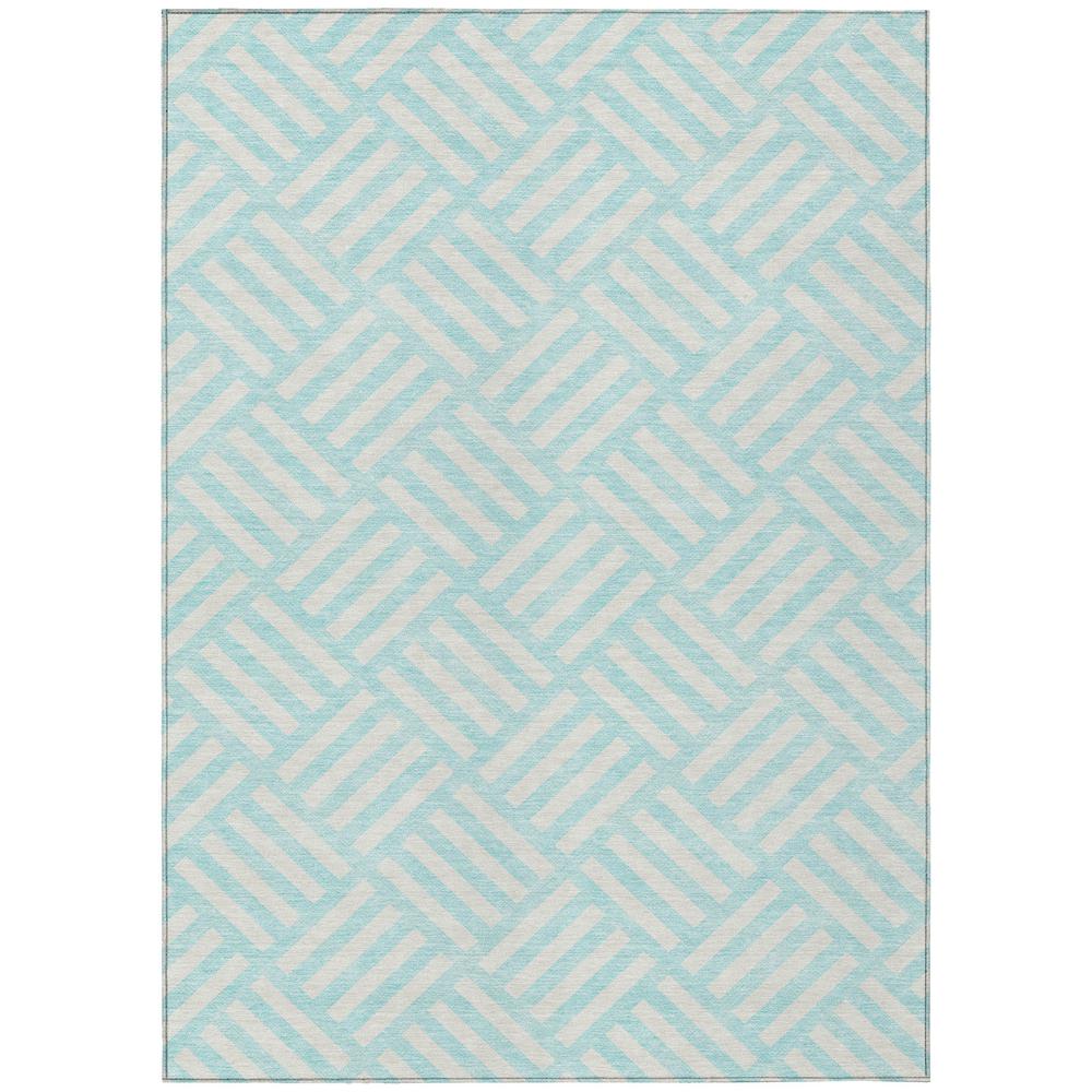 Chantille ACN620 Teal 3' x 5' Rug. Picture 1