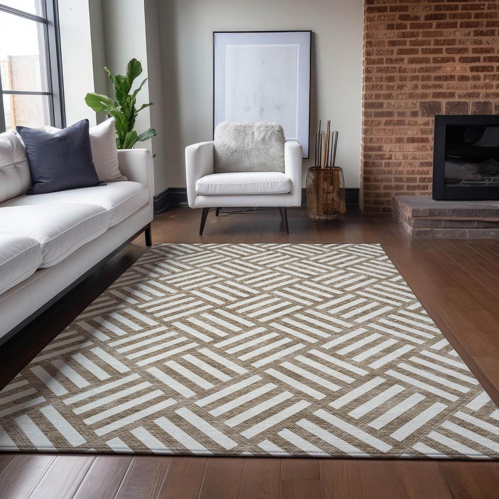 Chantille ACN620 Brown 3' x 5' Rug. Picture 6